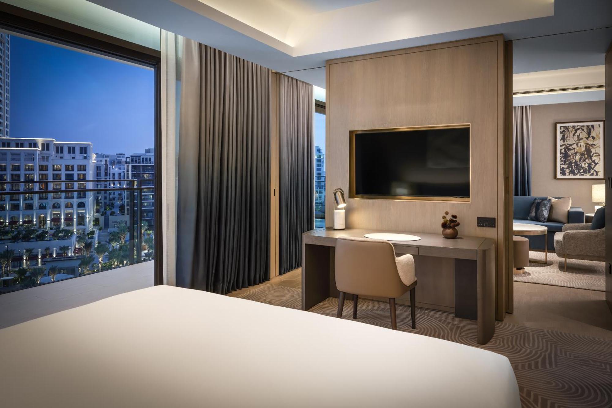 Palace Dubai Creek Harbour Eksteriør billede A bedroom at the hotel
